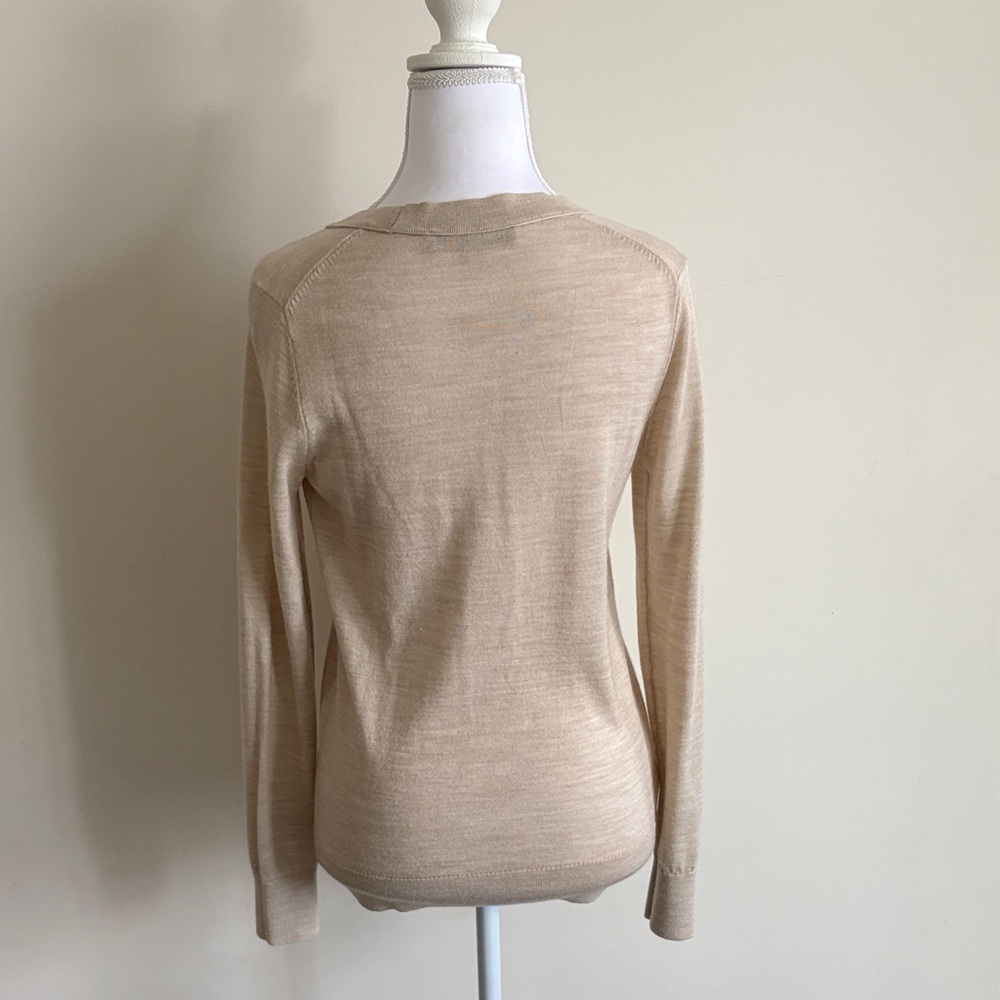 LOFT Beige Women's Cardigan - Picture 3 of 3